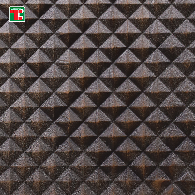Dark Diamond Relief 3D wood wall panel decorative wood panel 4