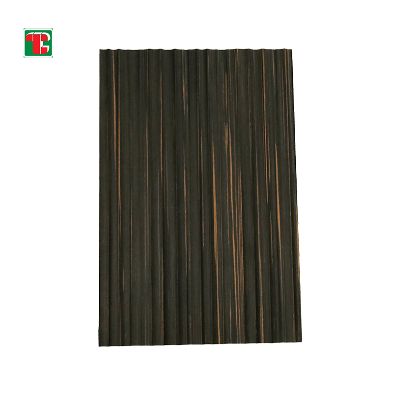 Dark Smoked Fluted Texture 3D wood wall panel decorative wood panel 6