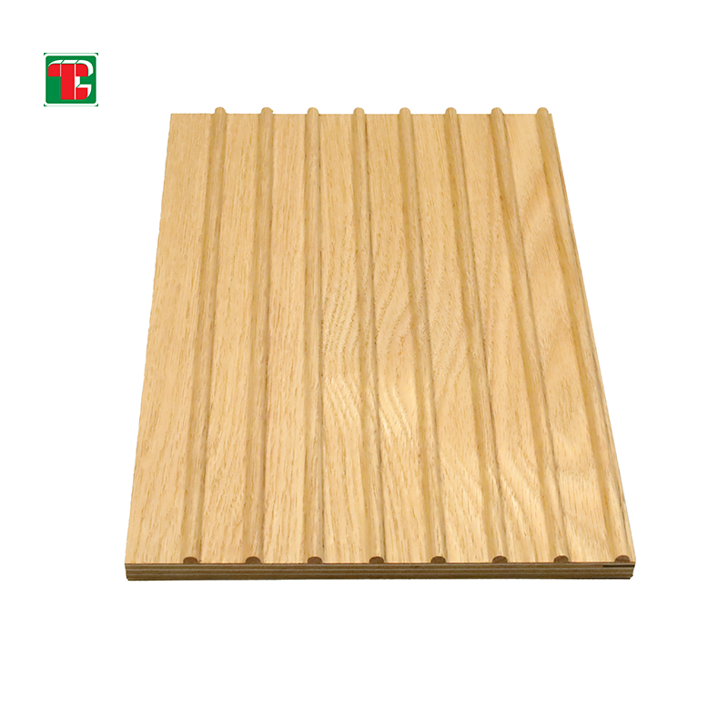 Light Pine Wide Fluted Slat 3D wood wall panel decorative wood panel 3