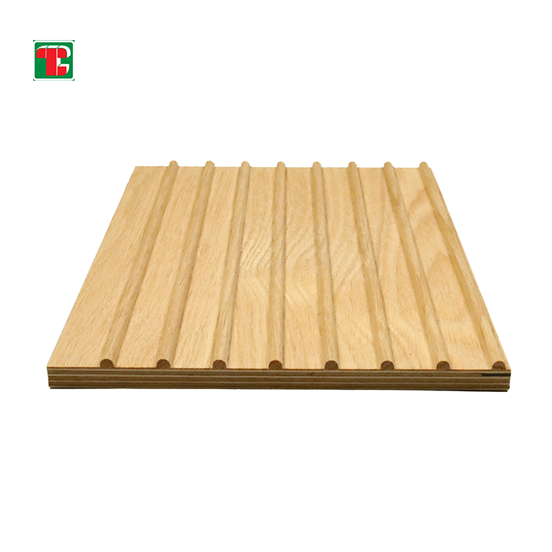 Light Pine Wide Fluted Slat 3D wood wall panel decorative wood panel 4