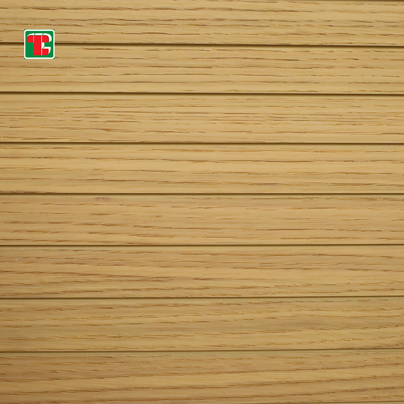 Natural Linear Fluted Design 3D wood wall panel decorative wood panel 4
