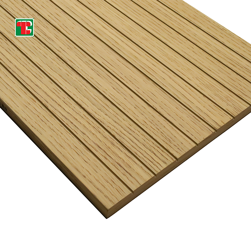 Natural Linear Fluted Design 3D wood wall panel decorative wood panel 6