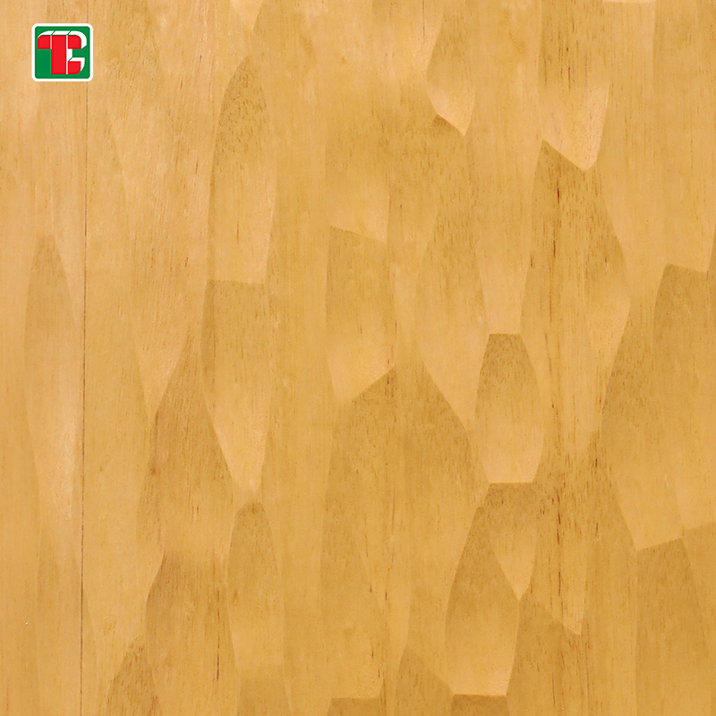 Natural Wave Texture 3D wood wall panel decorative wood panel 4