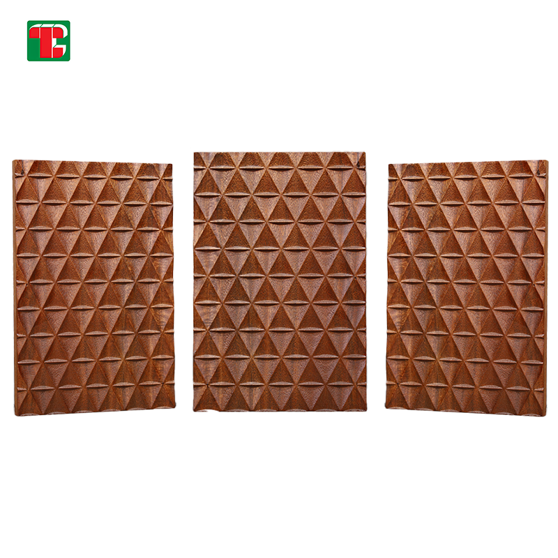 Pyramid Texture 3D wood wall panel decorative wood panel 3
