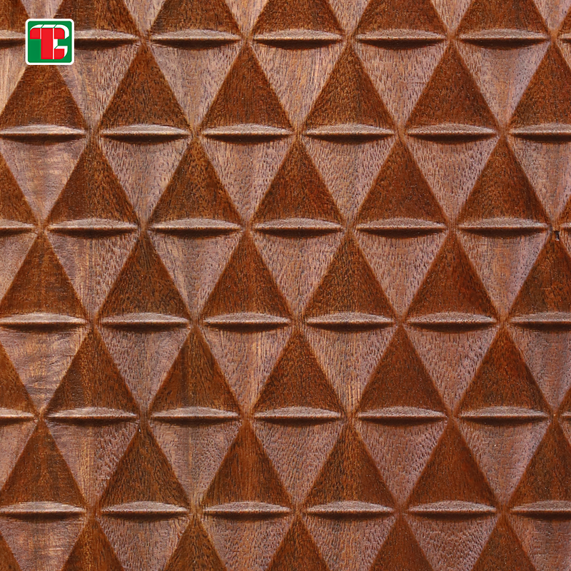 Pyramid Texture 3D wood wall panel decorative wood panel 4