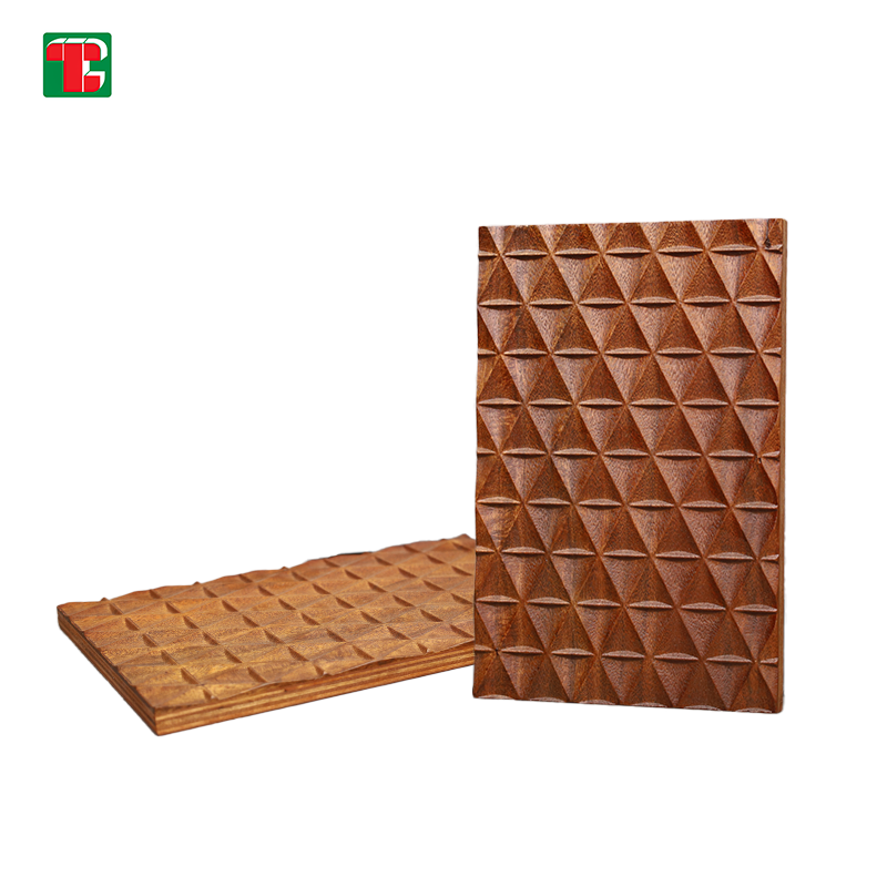 Pyramid Texture 3D wood wall panel decorative wood panel 5