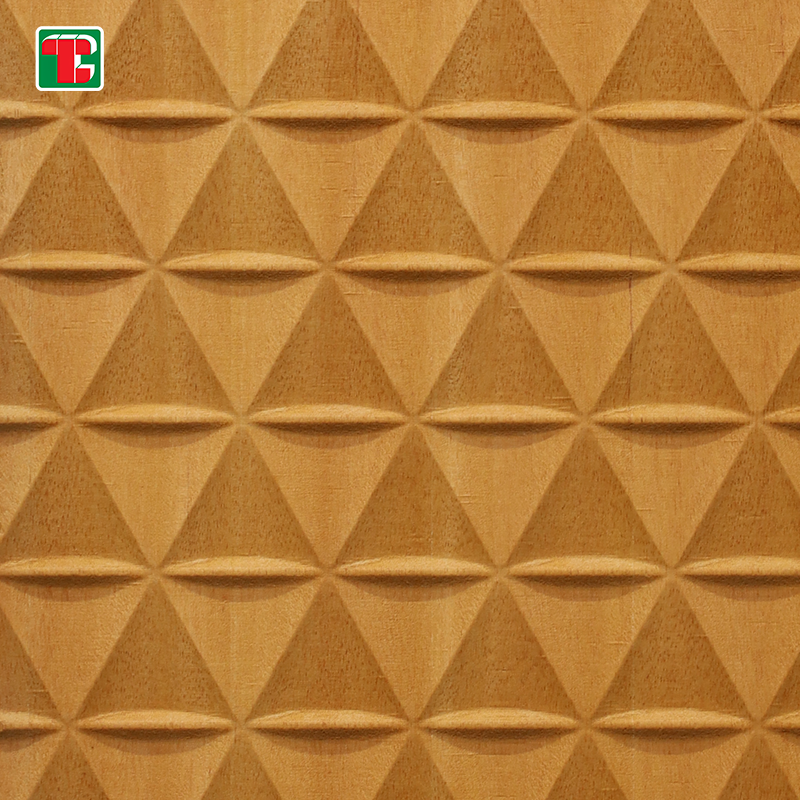 Triangle Pyramid Pattern 3D wood wall panel decorative wood panel 2