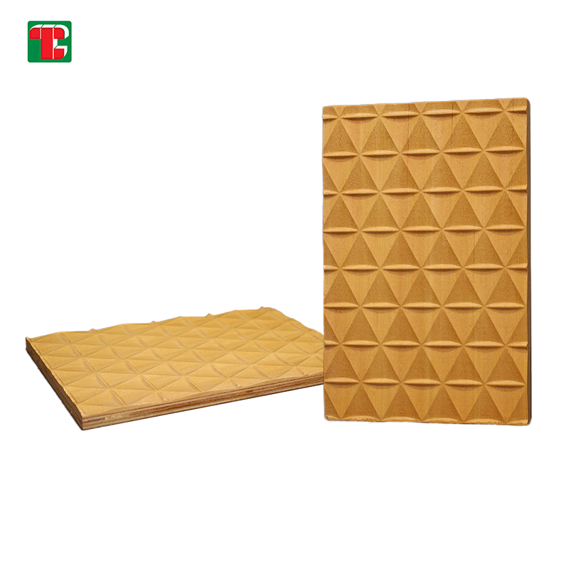 Triangle Pyramid Pattern 3D wood wall panel decorative wood panel 4