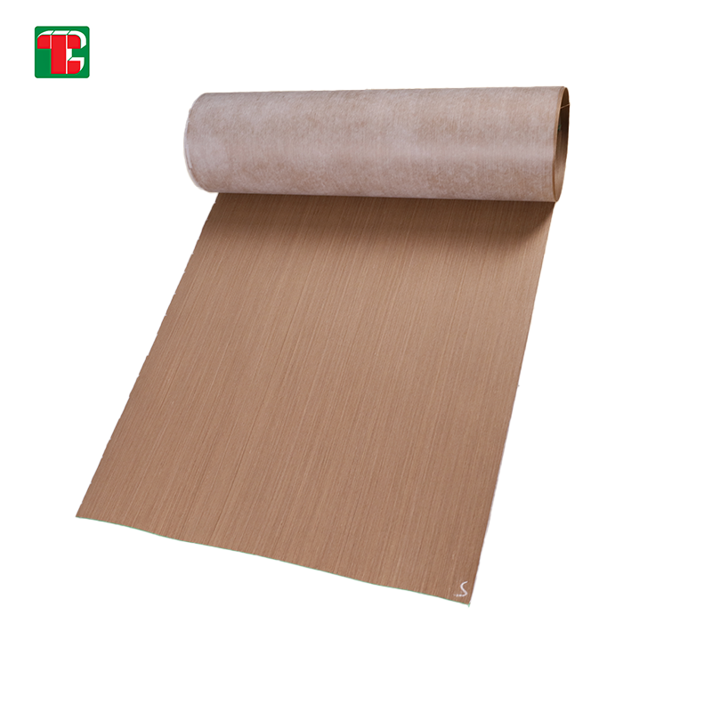 Golden Teak K6001 recon teak veneer sheets texture and finish 4