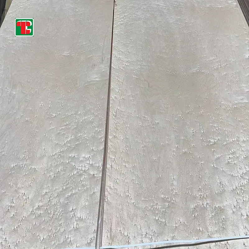 AAA Birds Eye Maple Natural Wood Veneer Sheets for furniture, doors and decorative panels 2