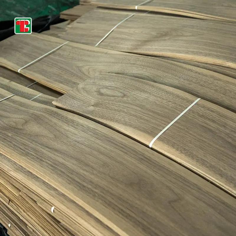 Crown Cut Black Walnut Natural Wood Veneer Sheets for furniture, doors and decorative panels 2