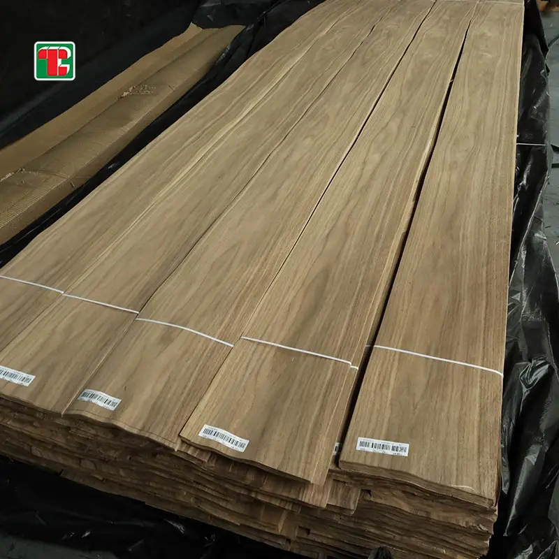Crown Cut Black Walnut Natural Wood Veneer Sheets for furniture, doors and decorative panels 4