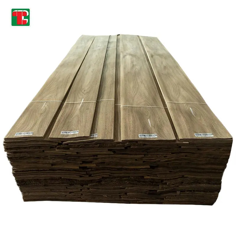 Crown Cut Black Walnut Natural Wood Veneer Sheets for furniture, doors and decorative panels 6