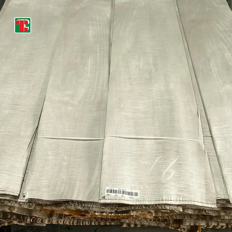 Crown Cut Flame Maple Natural Wood Veneer Sheets for furniture, doors and decorative panels 2