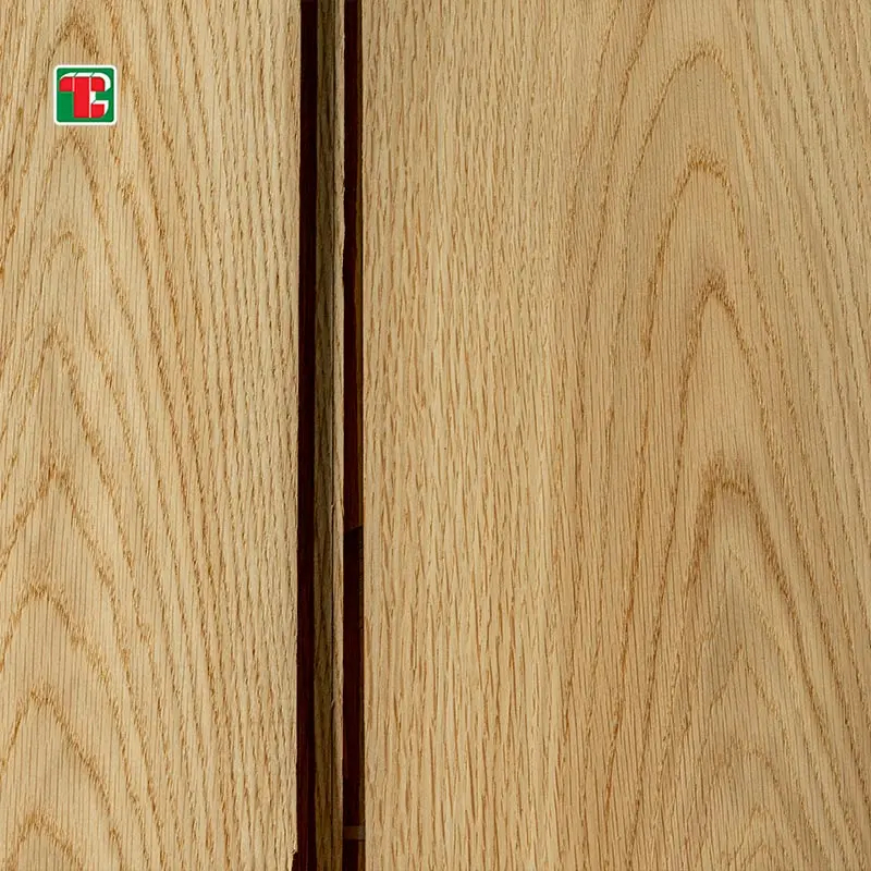 Crown Cut Red Oak Natural Wood Veneer Sheets for furniture, doors and decorative panels 5