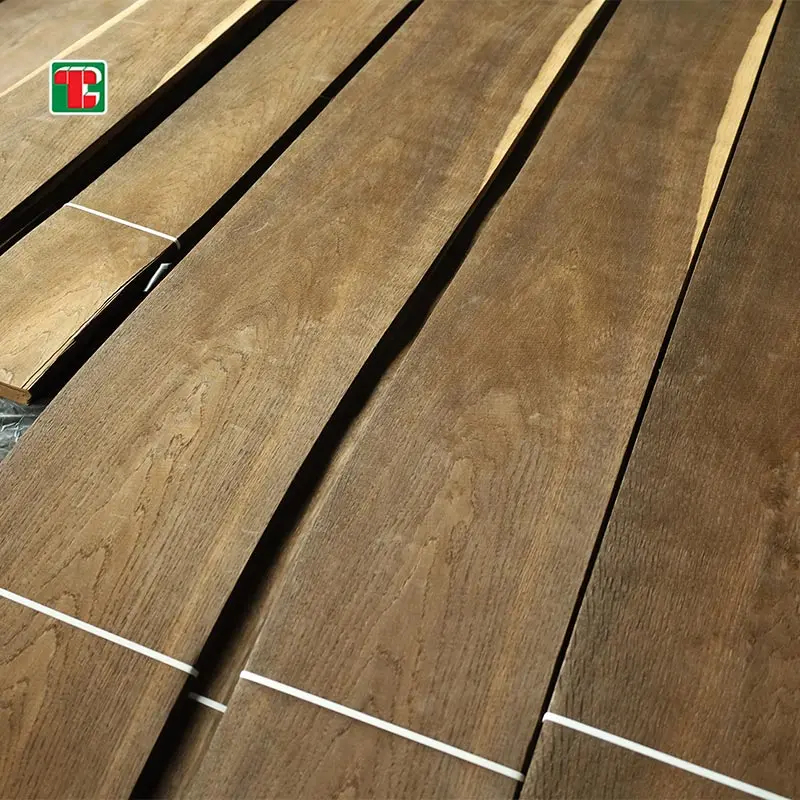 Fumed Oak Natural Wood Veneer Sheets