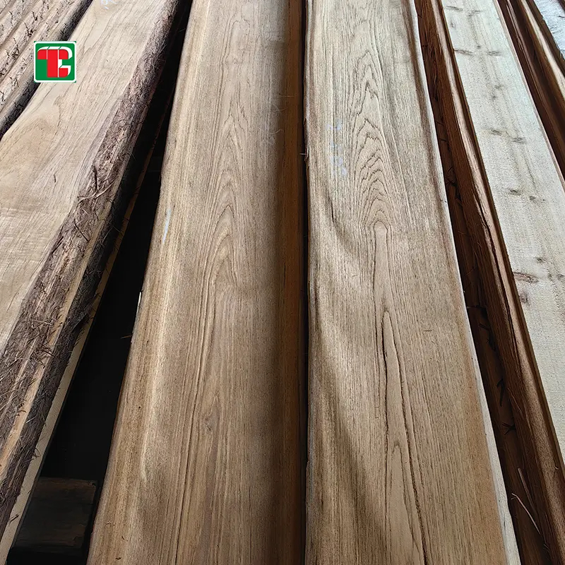 Natural Burma Teak Wood Veneer Sheets for furniture, doors and decorative panels 6