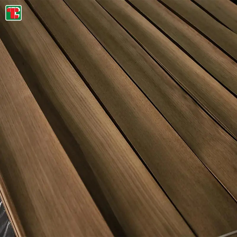 Quarter Cut Dark Walnut Natural Wood Veneer Sheets for furniture, doors and decorative panels 3