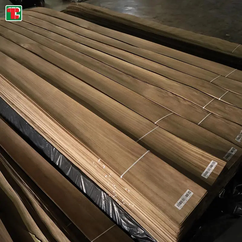 Quarter Cut Dark Walnut Natural Wood Veneer Sheets for furniture, doors and decorative panels 4