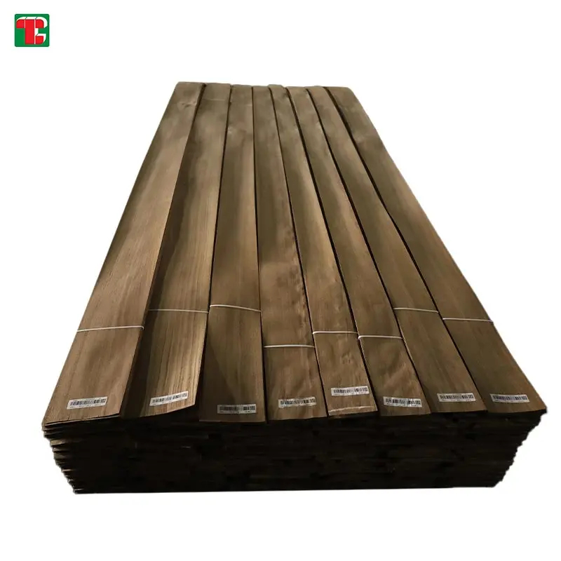 Quarter Cut Dark Walnut Natural Wood Veneer Sheets for furniture, doors and decorative panels 6
