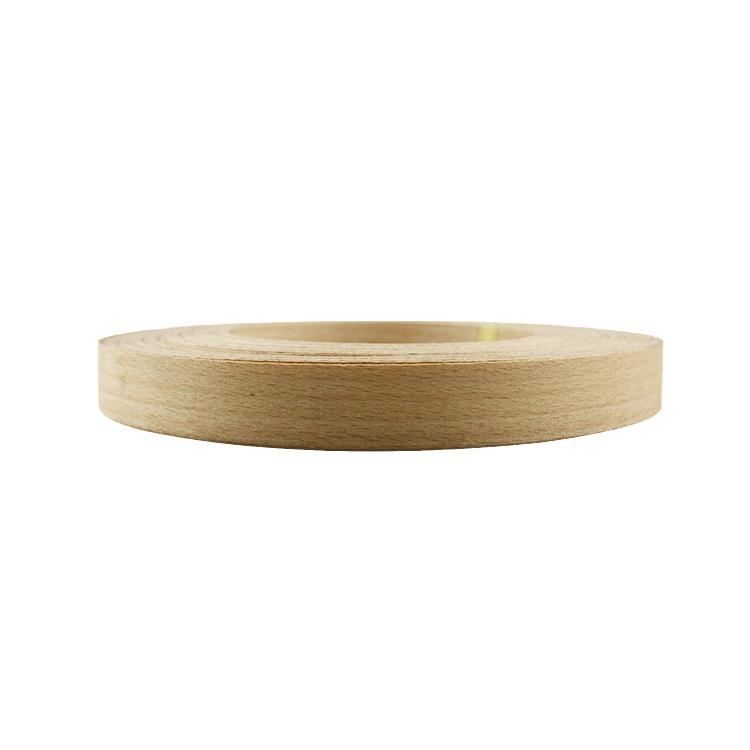Beech Wood Veneer Edge Banding | Pre-Glued Wood Edge Tape | Furniture Edge Supplier