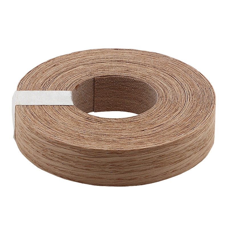 Red Oak Veneer Edge Banding | Straight Grain Edge Tape | China Wood Banding Supplier